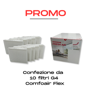 Confezione 10 filtri ISO Coarse Comfoair Flex 250/350 (G4)