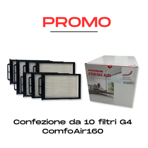 Confezione 10 filtri ISO Coarse CA 160 (G4)