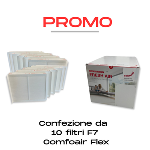 Confezione 10 filtri ISO ePM1 (F7) Comfoair Flex 250/350