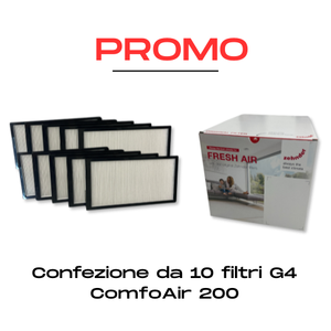 Confezione 10 filtri per ComfoAir 200 - ISO Coarse (G4)