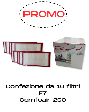 Confezione 10 filtri per ComfoAir 200 - ISO Coarse (F7)