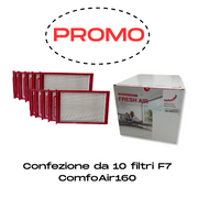 Confezione 10 filtri ISO ePM1 CA 160 (F7)