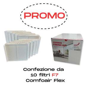 Confezione 10 filtri ISO ePM1 (F7) Comfoair Flex 250/350