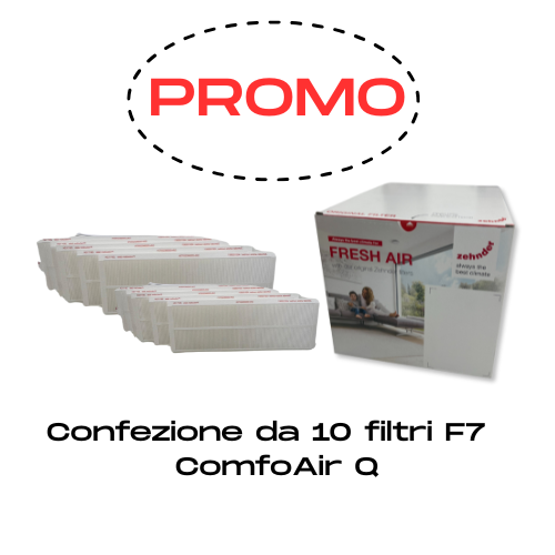 10 filtri ISO ePM1 (F7) - ComfoAir Q 350/450/600
