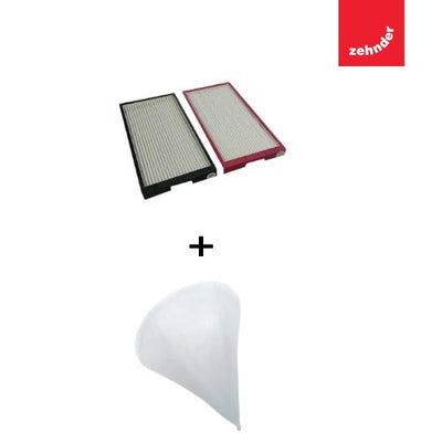 Kit Filtri di Ricambio ISO Coarse/ePM1 G4/F7 + Filtri Bocchette coniche DN 125 per ComfoAir 200 – VMC Zehnder