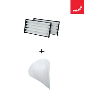 Kit Filtri di Ricambio ISO Coarse G3/G3 + Filtri Bocchette coniche DN 125 per ComfoAir Compact CA155 – VMC Zehnder