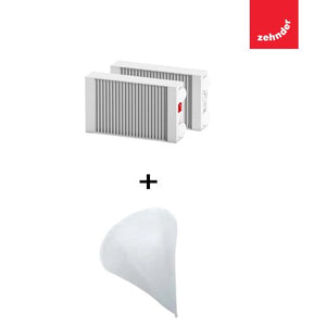 Kit Filtri di Ricambio ISO Coarse/ePM1 G4/F7 + Filtri Bocchette coniche DN 100 per EVO 3 e EVO 4 – VMC Zehnder